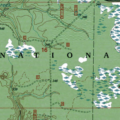Western Michigan University MI-Paynesville: Authoritative US Topos 1999 digital map