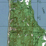 Western Michigan University MI-Pentwater: Authoritative US Topos 1983 digital map