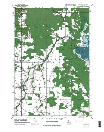 Western Michigan University MI-Pickford: Authoritative US Topos 1953 digital map