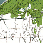 Western Michigan University MI-Port Austin East: Authoritative US Topos 1970 digital map