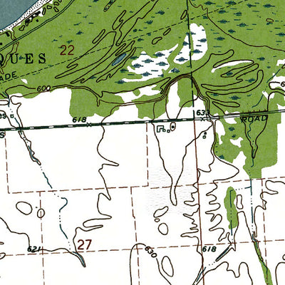 Western Michigan University MI-Port Austin East: Authoritative US Topos 1970 digital map