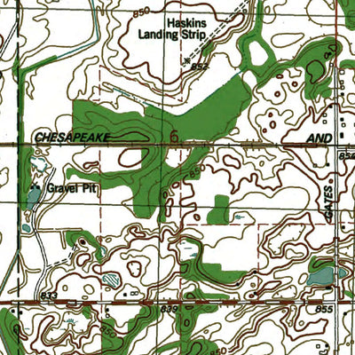Western Michigan University MI-Portland South: Authoritative US Topos 1978 digital map