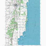 Western Michigan University MI-Princonning: Authoritative US Topos 1967 digital map
