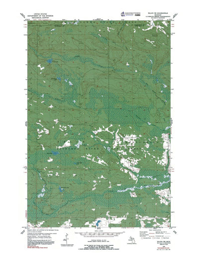 Western Michigan University MI-Ralph NE: Authoritative US Topos 1955 digital map