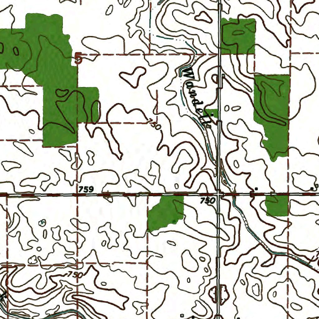 MI-Riley: Authoritative US Topos 1965 Map by Western Michigan ...