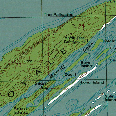Western Michigan University MI-Rock Harbor Lodge: Authoritative US Topos 1985 digital map