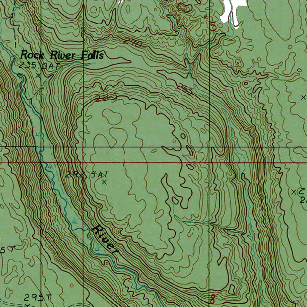 Rock Rave Map MI-Rock River: Authoritative US Topos 1985 Map by Western Michigan ...