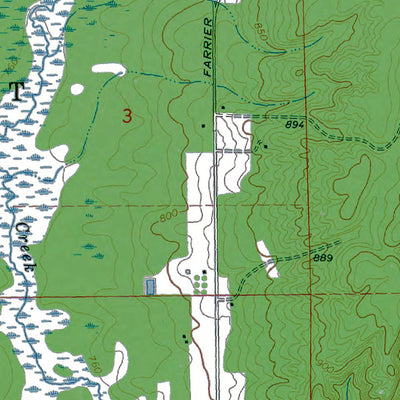 Western Michigan University MI-Rust: Authoritative US Topos 1972 digital map