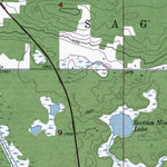 Western Michigan University MI-Sagola: Authoritative US Topos 1955 digital map