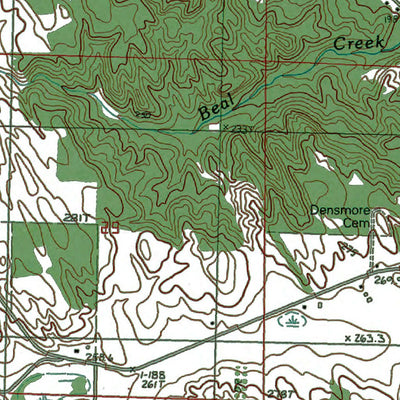 Western Michigan University MI-Scotts Lake: Authoritative US Topos 1983 digital map