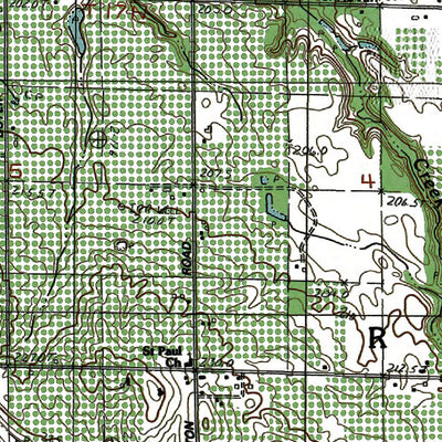 Western Michigan University MI-Scottville: Authoritative US Topos 1983 digital map