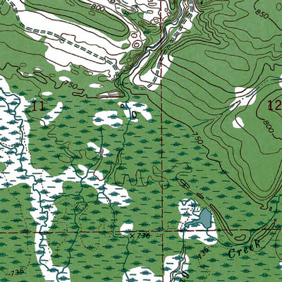Western Michigan University MI-Seney NW: Authoritative US Topos 1972 digital map