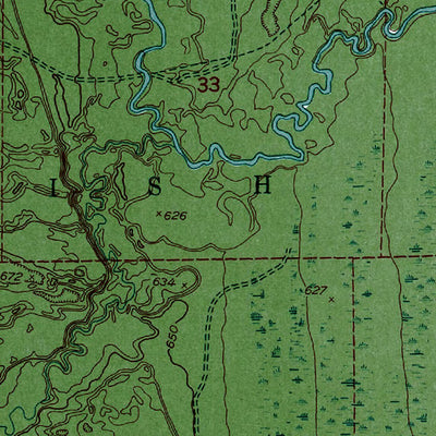 Western Michigan University MI-Shelldrake: Authoritative US Topos 1951 digital map