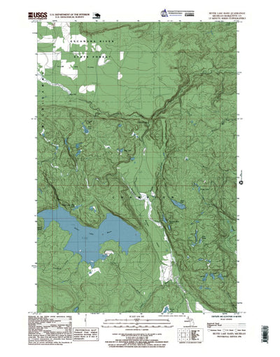 Western Michigan University MI-Silver Lake Basin: Authoritative US Topos 1996 digital map