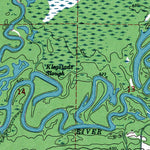 Western Michigan University MI-Smith Lake: Authoritative US Topos 1972 digital map