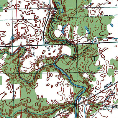 Western Michigan University MI-Smiths Creek: Authoritative US Topos 1991 digital map