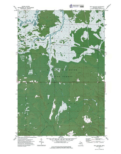 Western Michigan University MI-Soo Junction: Authoritative US Topos 1973 digital map
