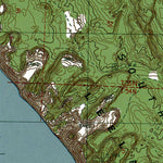 Western Michigan University MI-South Fox Island: Authoritative US Topos 1986 digital map