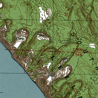 Western Michigan University MI-South Fox Island: Authoritative US Topos 1986 digital map