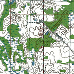 Western Michigan University MI-Springport: Authoritative US Topos 1981 digital map