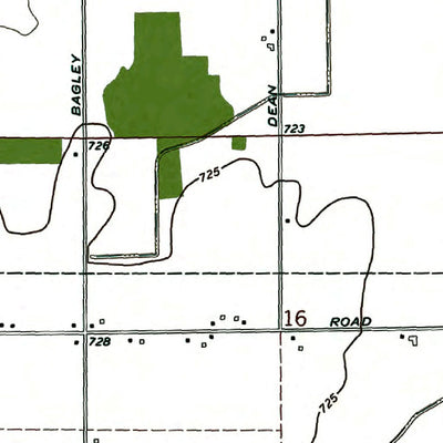 Western Michigan University MI-St Louis: Authoritative US Topos 1973 digital map