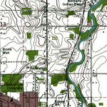 Western Michigan University MI-St Louis: Authoritative US Topos 1973 digital map