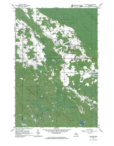 Western Michigan University MI-Stalwart: Authoritative US Topos 1964 digital map