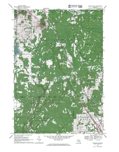 Western Michigan University MI-Sterling NW: Authoritative US Topos 1968 digital map