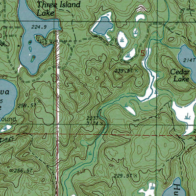 Western Michigan University MI-Steuben: Authoritative US Topos 1983 digital map