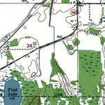 Western Michigan University MI-Stockbridge: Authoritative US Topos 1973 digital map
