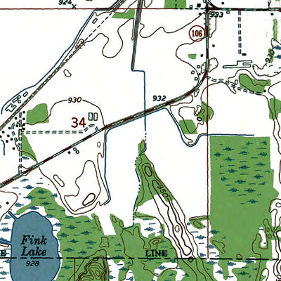 Western Michigan University MI-Stockbridge: Authoritative US Topos 1973 digital map