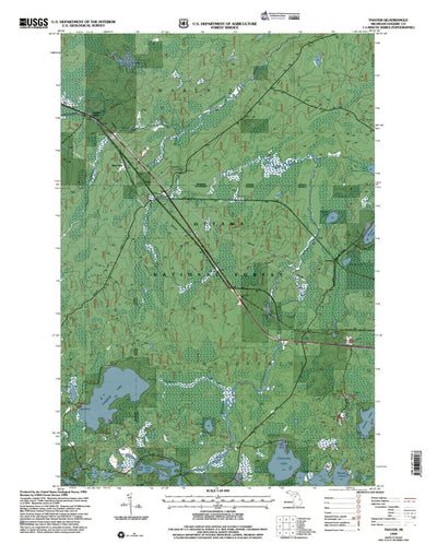 Western Michigan University MI-Thayer: Authoritative US Topos 1999 digital map