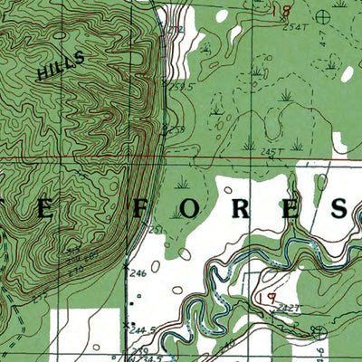 Western Michigan University MI-Thompsonville: Authoritative US Topos 1983 digital map