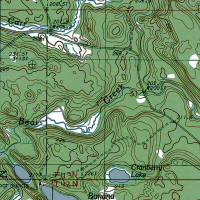 Western Michigan University MI-Thunder Lake: Authoritative US Topos 1983 digital map