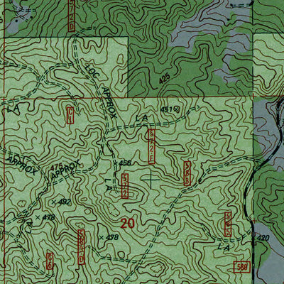 Western Michigan University MI-Trout Creek: Authoritative US Topos 1999 digital map