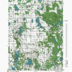 Western Michigan University MI-Trufant: Authoritative US Topos 1985 digital map