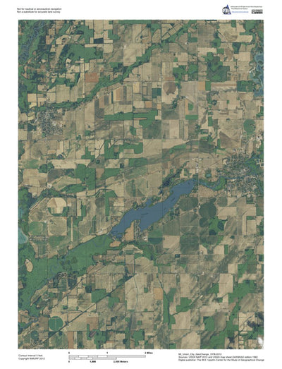 Western Michigan University MI-Union City: GeoChange 1978-2012 digital map