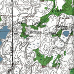 Western Michigan University MI-Wagarville: Authoritative US Topos 1969 digital map