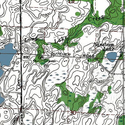 Western Michigan University MI-Wagarville: Authoritative US Topos 1969 digital map