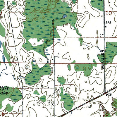 Western Michigan University MI-West Branch: Authoritative US Topos 1965 digital map