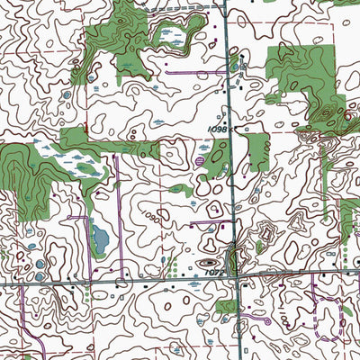 Western Michigan University MI-West Highland: Authoritative US Topos 1968 digital map