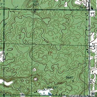 Western Michigan University MI-Westwood: Authoritative US Topos 1985 digital map
