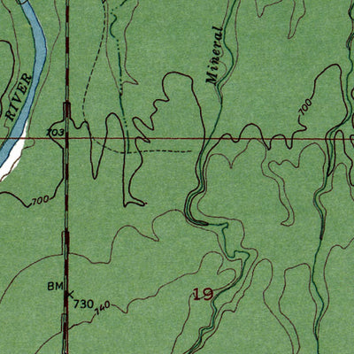 Western Michigan University MI-White Pine: Authoritative US Topos 1956 digital map