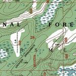 Western Michigan University MI-WI-Imp Lake: Authoritative US Topos 1999 digital map