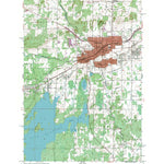 Western Michigan University MI-WI-Ironwood: Authoritative US Topos 1955 digital map