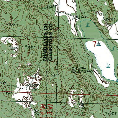 Western Michigan University MI-Wildwood: Authoritative US Topos 1986 digital map