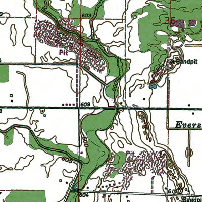 Western Michigan University MI-Willard: Authoritative US Topos 1962 digital map