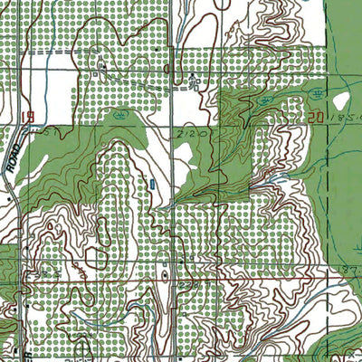 Western Michigan University MI-Williamsburg: Authoritative US Topos 1983 digital map
