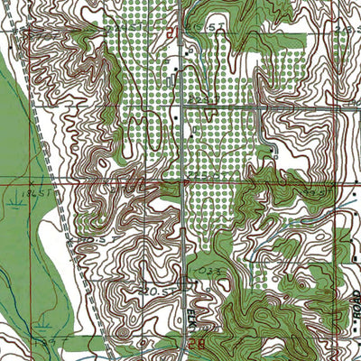 Western Michigan University MI-Williamsburg: Authoritative US Topos 1983 digital map