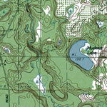 Western Michigan University MI-Wolf Lake: Authoritative US Topos 1985 digital map